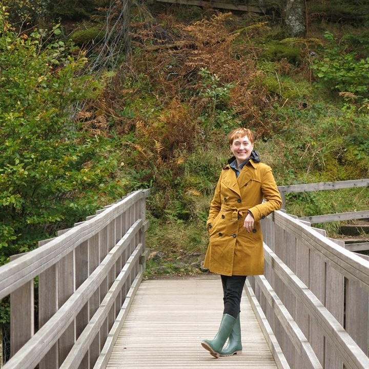   Given the wet and windy weather, every Scot will have a pair of Wellies (big rubber boots), a wool sweater, and a Mackintosh (trench coat) in their closet. And I say, when in Scotland...  