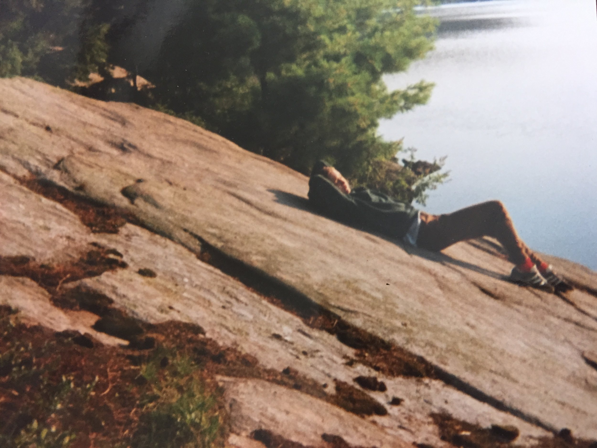  Me at 13 years old, in a rare, worry-free moment. 